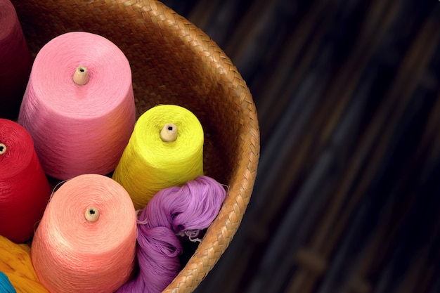 Zbliżenie nici i igły